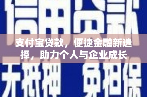 滨海支付宝贷款，便捷金融新选择，助力个人与企业成长