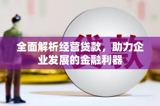 磐安全面解析经营贷款，助力企业发展的金融利器