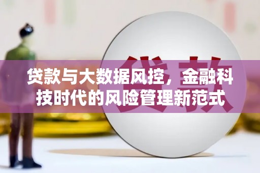 澜沧贷款与大数据风控，金融科技时代的风险管理新范式
