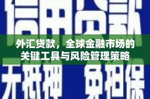 吉隆外汇贷款，全球金融市场的关键工具与风险管理策略