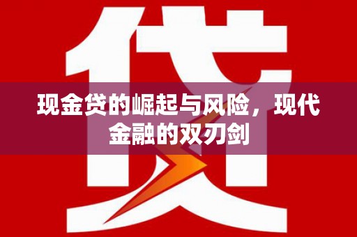 舞钢现金贷的崛起与风险，现代金融的双刃剑