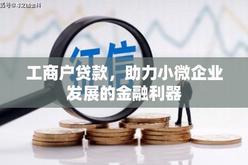 斗门工商户贷款，助力小微企业发展的金融利器