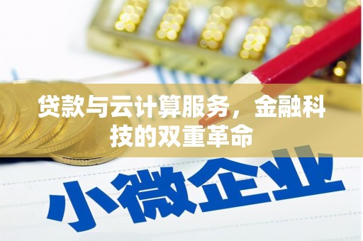 上街贷款与云计算服务，金融科技的双重革命