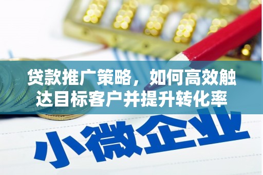 保定贷款推广策略，如何高效触达目标客户并提升转化率