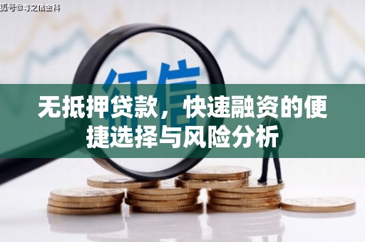 福山无抵押贷款，快速融资的便捷选择与风险分析