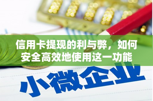青山湖信用卡提现的利与弊，如何安全高效地使用这一功能