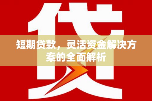 温州短期贷款，灵活资金解决方案的全面解析