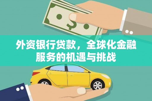 海北外资银行贷款，全球化金融服务的机遇与挑战