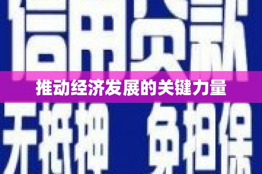 巧家推动经济发展的关键力量